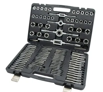 Set ureznica i nareznica za rezanje navoja i matrica, metrički, 110kom - cover