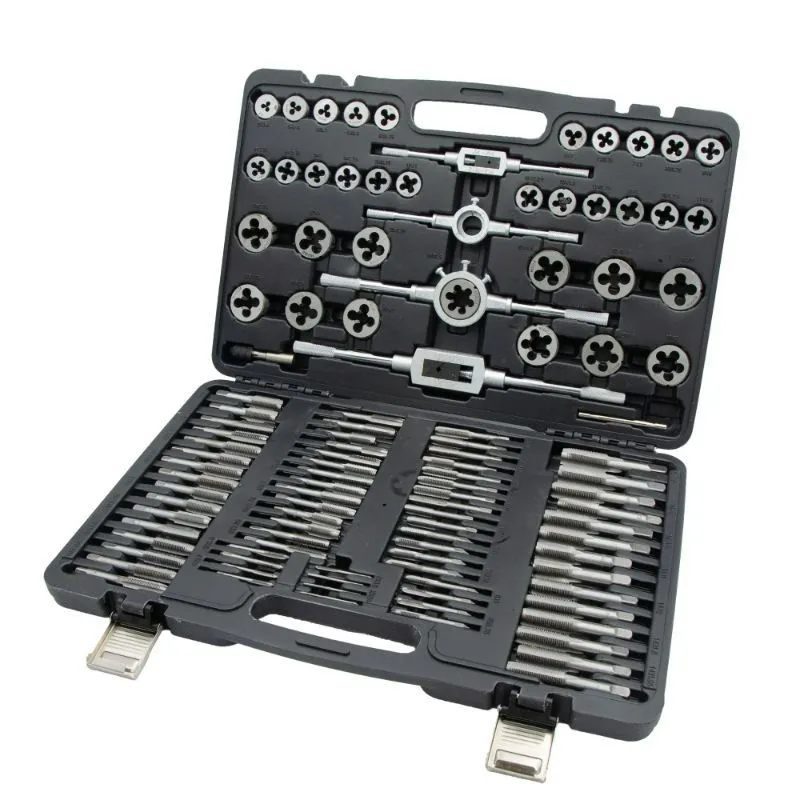 Set ureznica i nareznica za rezanje navoja i matrica, metrički, 110kom - cover