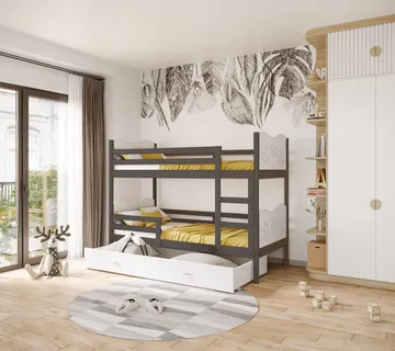 Dječji krevet na kat s motivom leptira 200×90 - cover