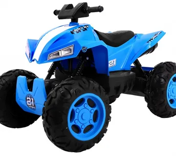 Quad na akumulator Sport Run 4 x 4 - plavi - cover
