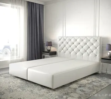 Box spring okvir Dream-Great, Chesterfield prošiv - Umjetna koža - cover