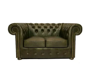 Chesterfield Dvosjed Class Leather | 2-sjedišta | Moss Green - cover