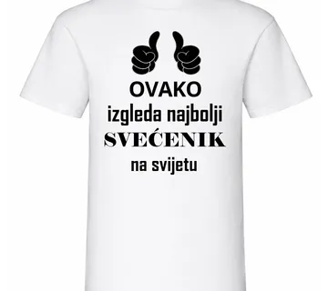 Majica za najboljeg svećenika - cover