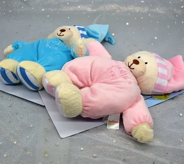 Baby plišani medo – pink ili plavi - cover