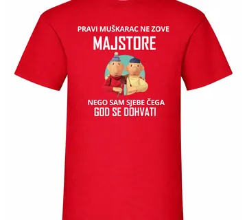 Majica pravi muškarac - cover