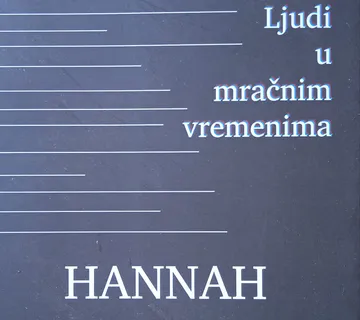 LJUDI U MRAČNIM VREMENIMA Hannah Arendt - cover