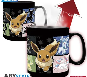 Šalica Heat Change Pokemon Eeveelutions 460ml - cover