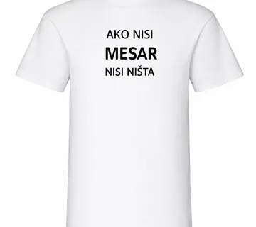 Majica ako nisi mesar - cover