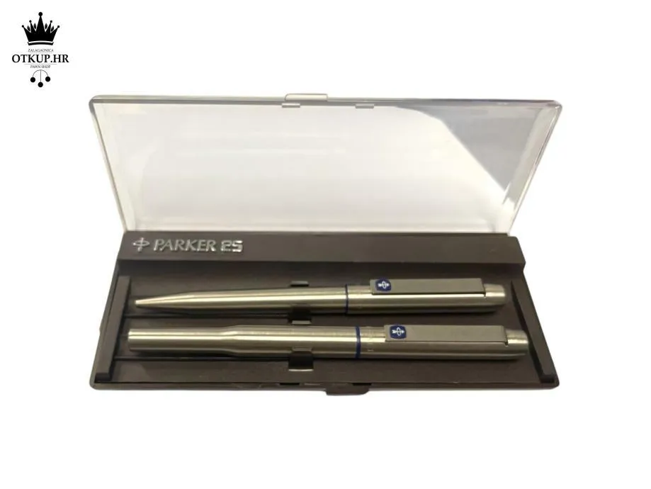 SET KEMIJSKA OLOVKA I NALIVPERO PARKER 25 PLAVI/ R1, RATE! - cover