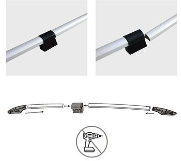 UZDUŽNI SKLOPIVI KROVNI NOSAČI ZA OPEL VIVARO B -L1-L2 -CRNI-SREBRNI - cover