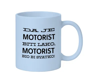 Šalica da je motorist biti lako - cover