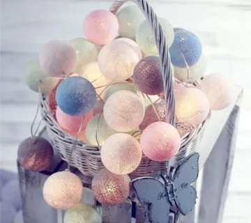 Svjetleće dekoracije - led kuglice sa špagom - cover