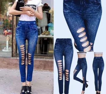 SlimFit tajice traperice sa rupama - cover