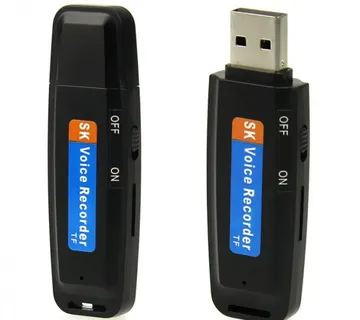 Diktafon u obliku USBa - Mali snimač zvuka - 12h snimanja - cover