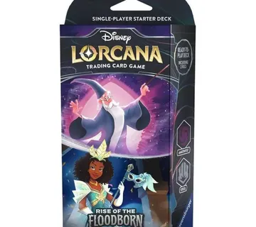 Disney Lorcana Rise of the Floodborn Merlin & Tiana Starter Deck - cover