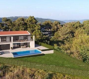 Na prodaju građevinsko zemljište s projektom kuće i bazenom – Vrh, Kaš - cover