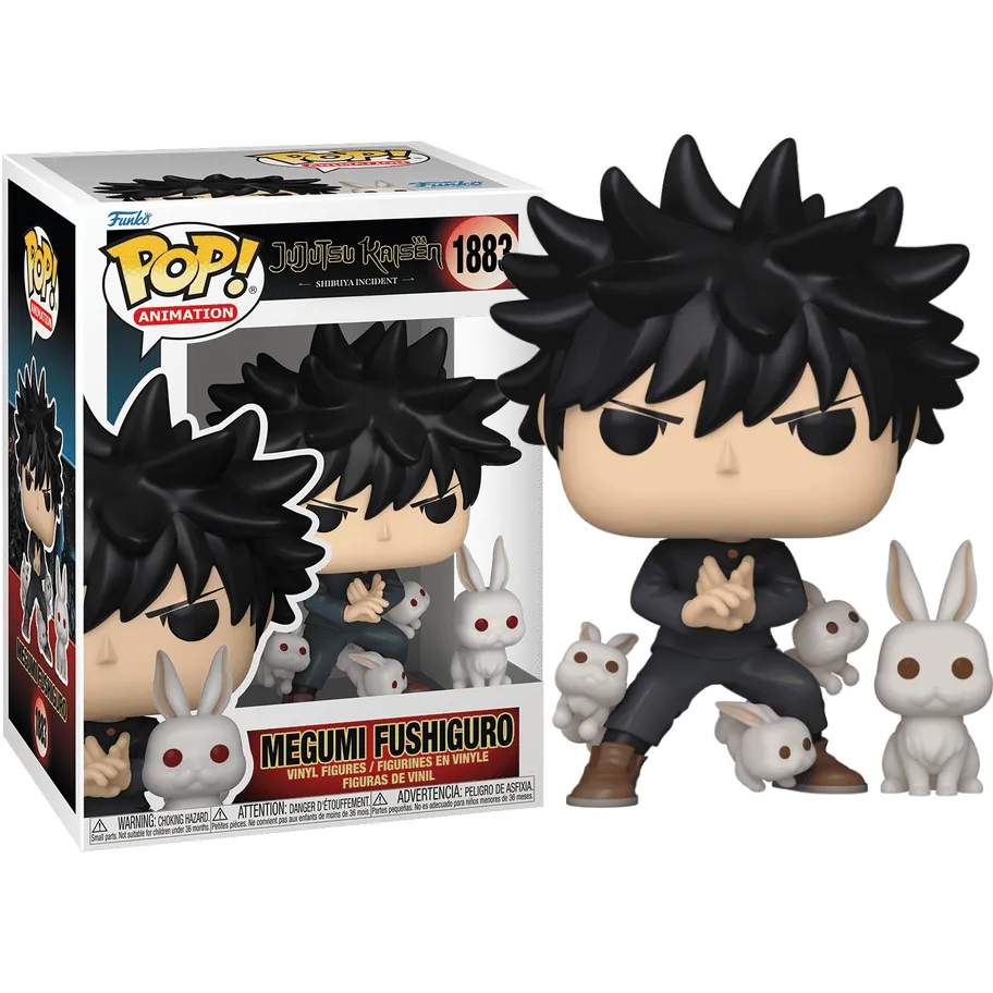 Funko POP Jujutsu Kaisen Megumi w/ Rabbits 9cm - cover