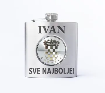 Personalizirana pljoska s grbom - cover