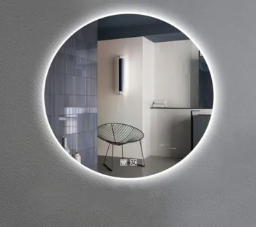 Ogledalo sa rasvjetom u pozadini - 3 dimenzije - cover