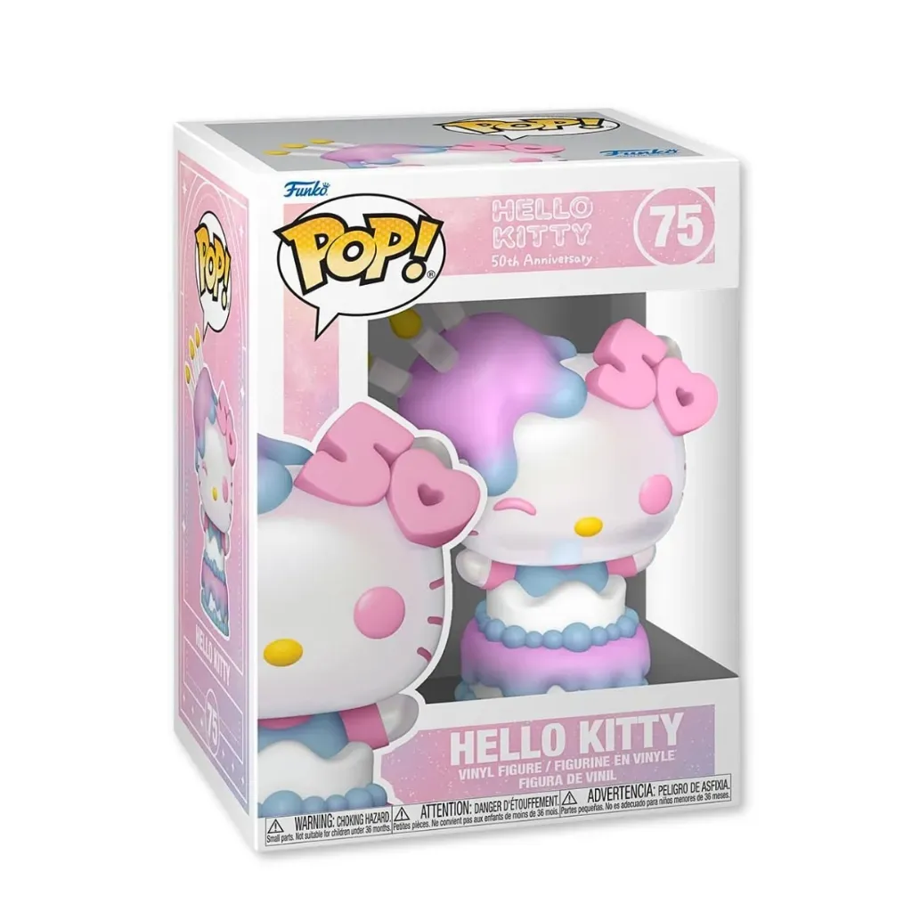 Funko Pop! Sanrio: Hello Kitty 50th – Hello Kitty in Cake #75 - cover