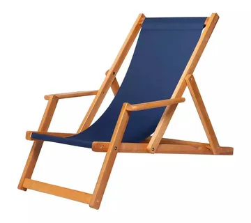 Ležaljke za plažu-ligeštul (tamno plavo platno) - Stari Mikanovci