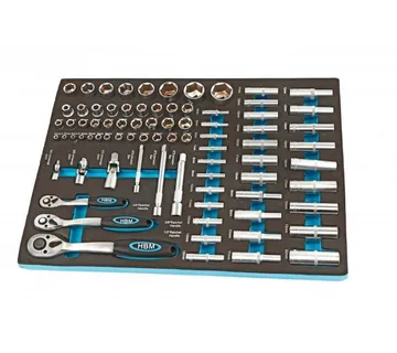 81-dijelni set nasadnih ključeva s račnama, 1/4", 3/8". 1/2" - cover