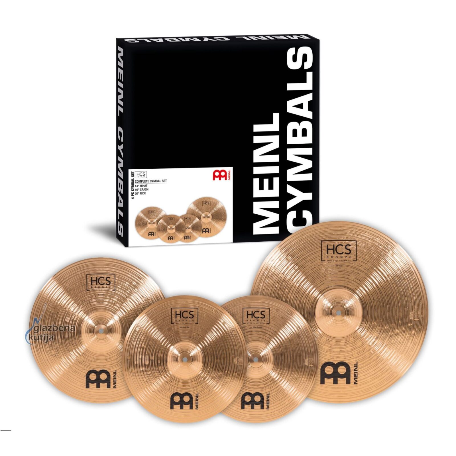 MEINL HCSB141620 CYMBAL SET - cover