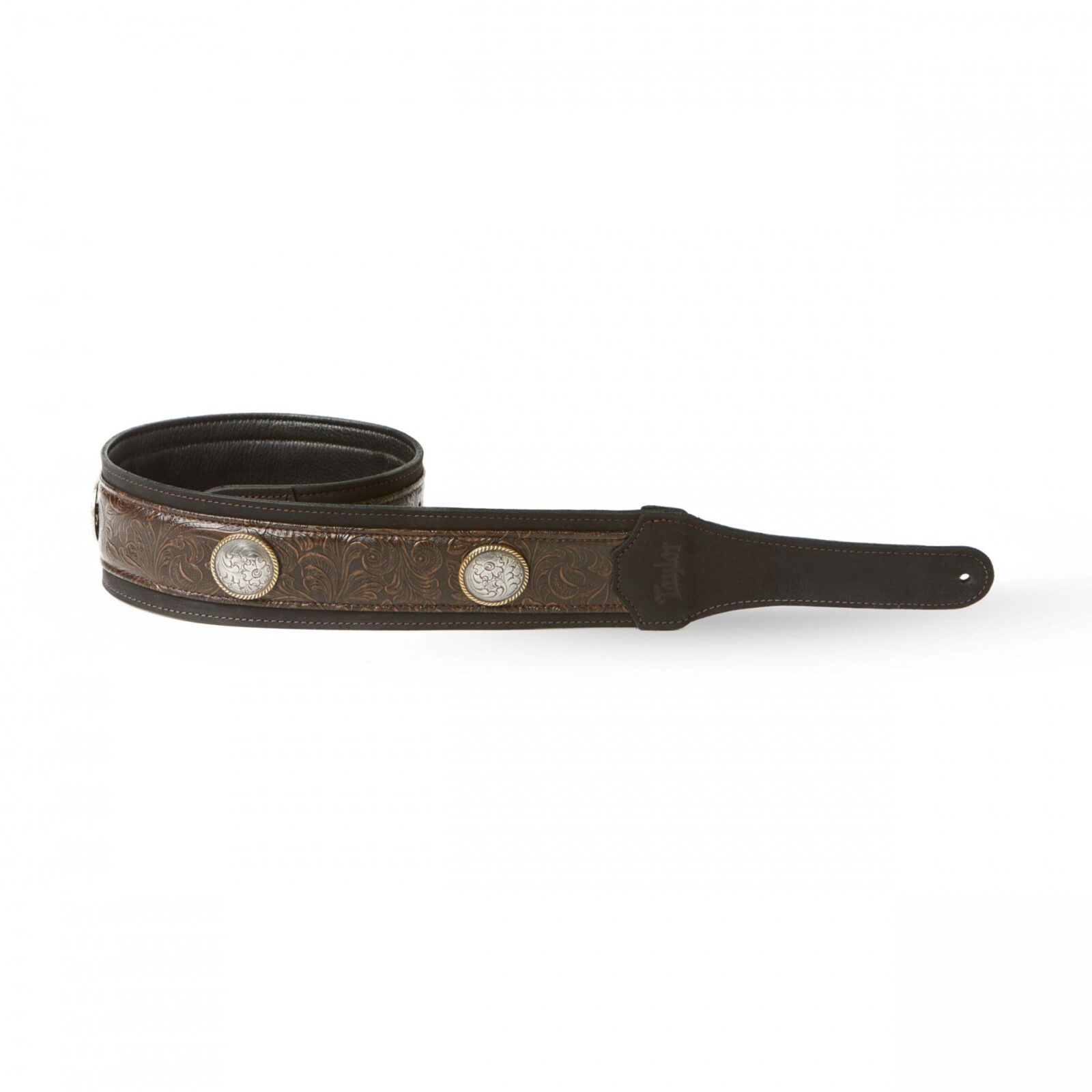TAYLOR GRAND PACIFIC STRAP BLK LTHR/NI CONCHO 3&quot; - cover