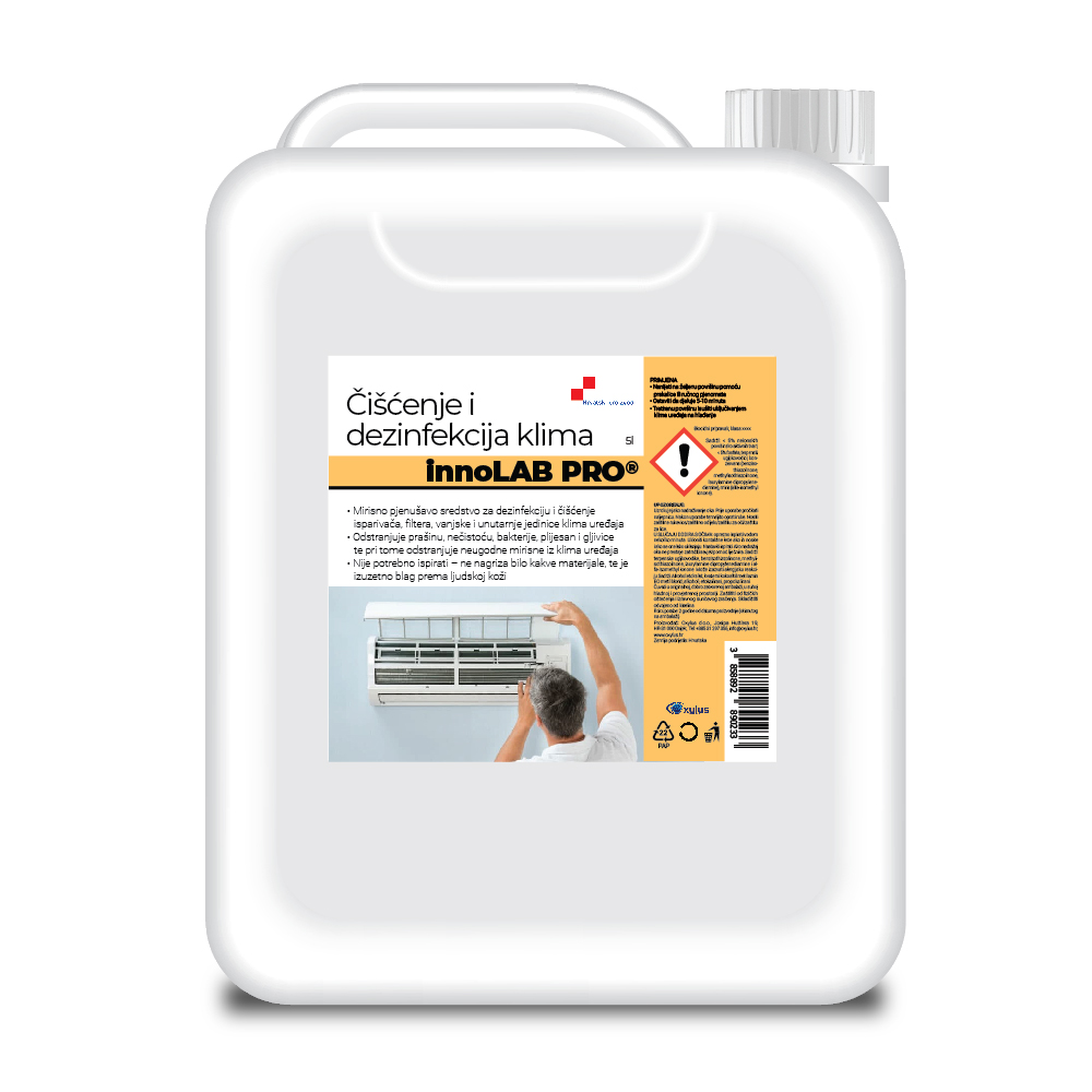 INNOLAB SREDSTVO ZA ČIŠĆENJE I DEZINFEKCIJU KLIMA 5LIT - cover