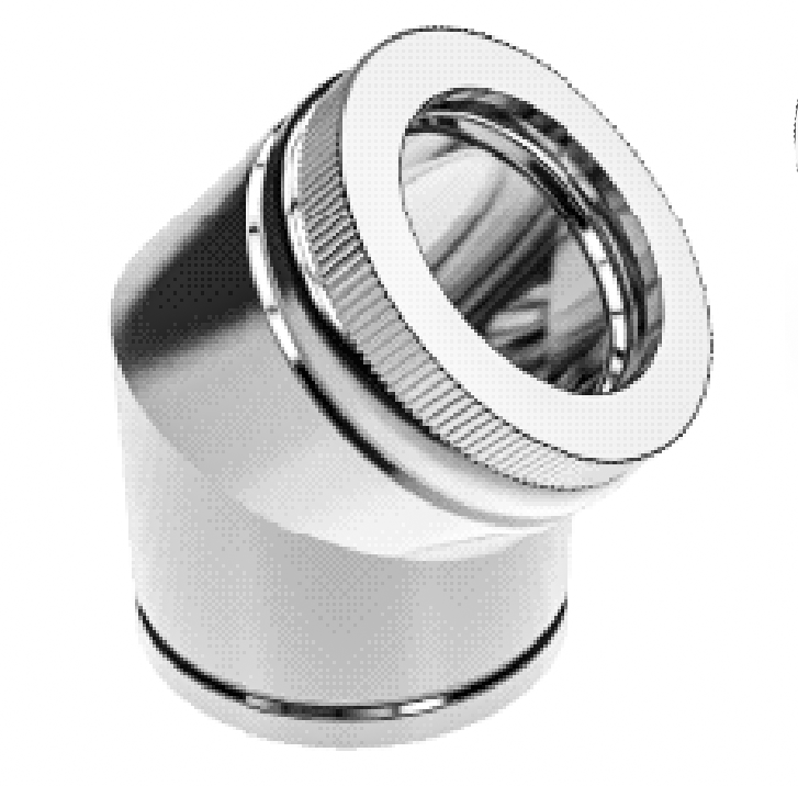 INOX DIMOVODNO KOLJENO 200 - 45 - cover