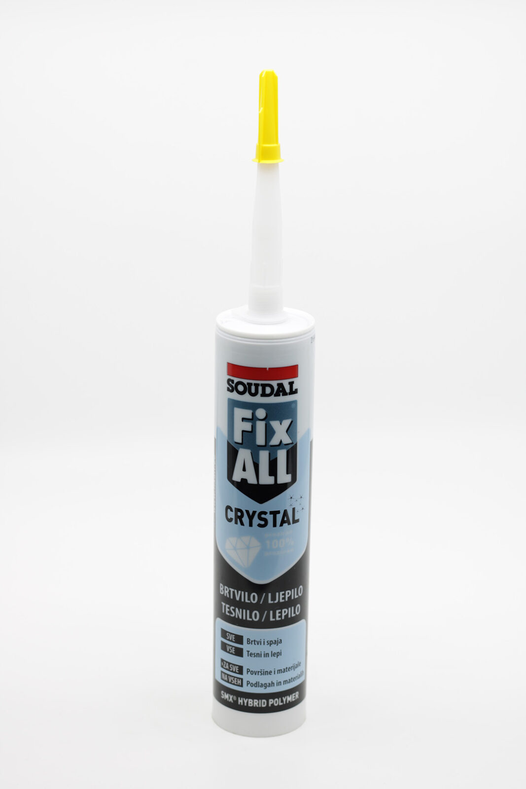 SOUDAL SILIKON FIX ALL CRYSTAL 290ML - cover