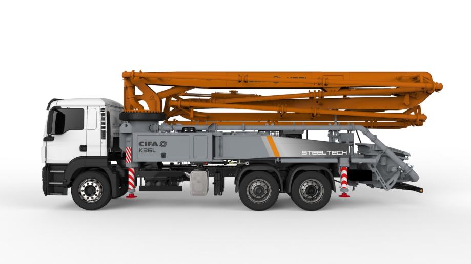 CIFA PUMPA ZA BETON K36L NA ŠASIJI MERCEDES AROCS - NOVI STROJ!! - cover