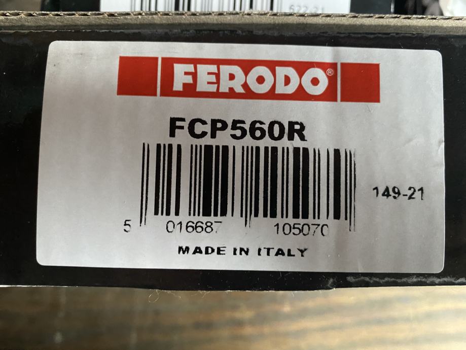 FERODO RACING BRAKE PADS FCP560R PORSCHE 911 928 944 959 968 993 AUDI - cover