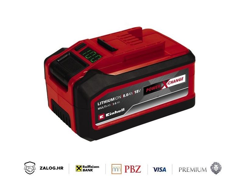 EINHELL MULTI-AH POWER X-CHANGE PLUS 18V 8.0AH MAX 1350W *24 RATE* - cover