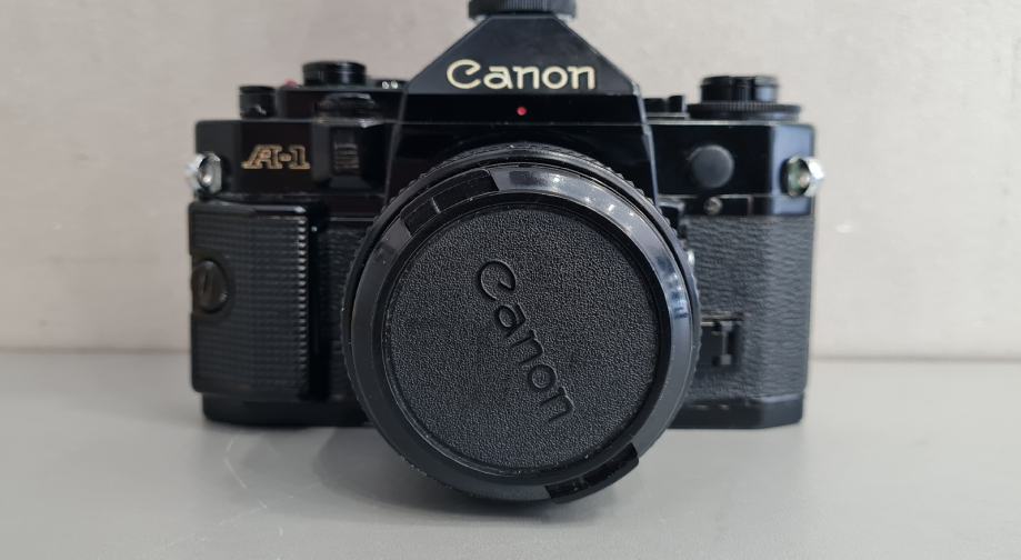 CANON A-1 + OBJEKTIV 50MM + BLJESKALICA ***DO 24 RATE*** R1! - cover