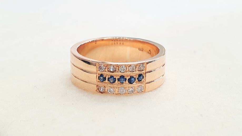 ZLATNI PRSTEN 14K .585 12.25G ***DO 24 RATE*** R1! - cover