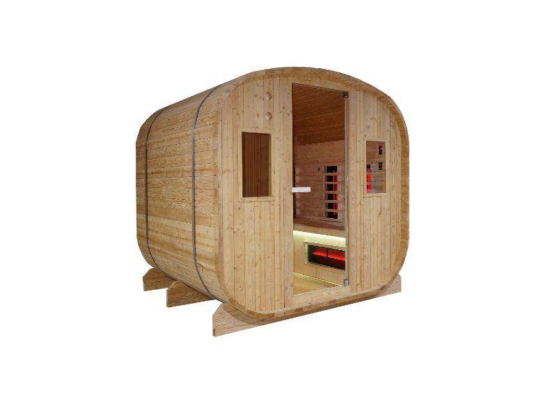 Vanjska kombinirana sauna - infra + finska - 2000x1750x1970 - cover