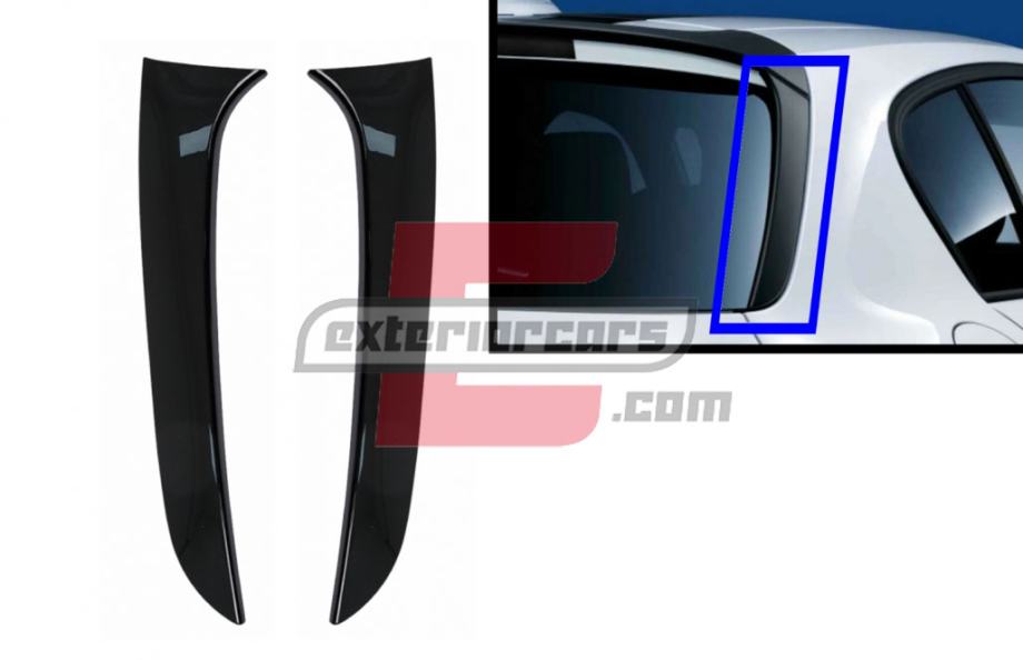 BMW 1er F20 F21 (11-19) - Spojler stražnjeg prozora (piano crna) - cover
