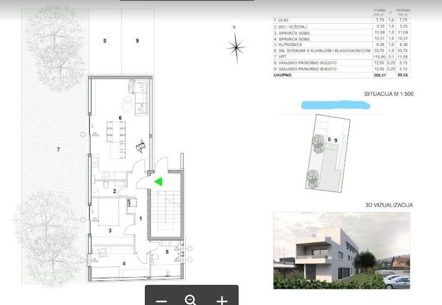 Stan: Samobor, Centar 208,31m2,novogradnja- ključ u ruke-STAN SA VRTOM (prodaja) - cover