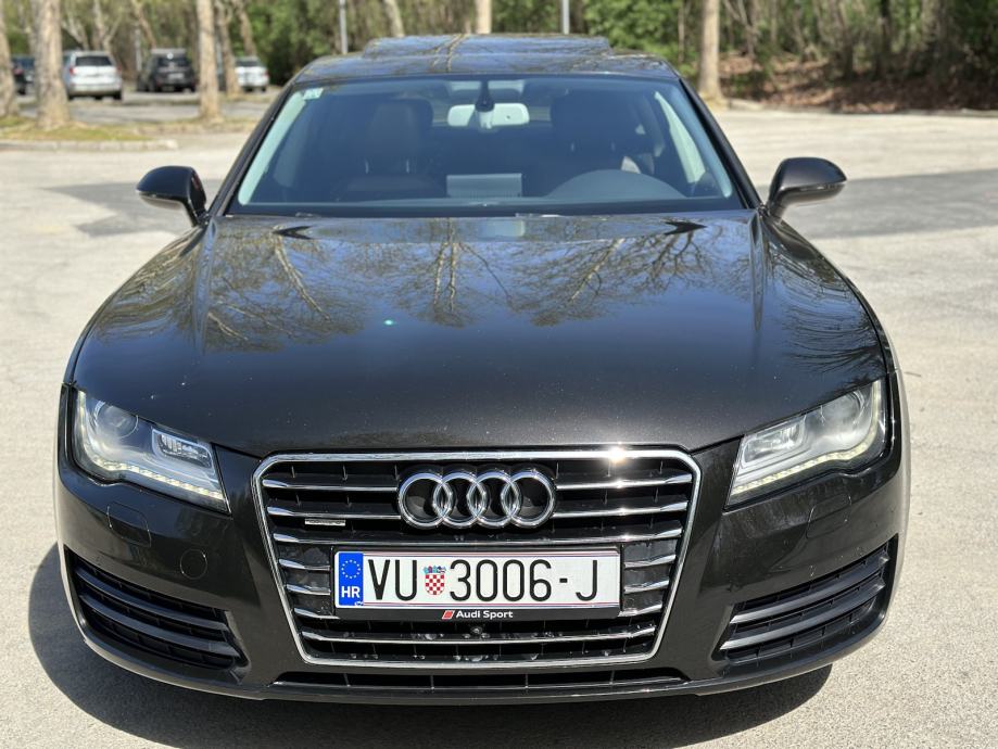 Audi A7 3.0 TDI S-TRONIC NAVI ŠIBER ALU 20 KOŽA TOP STANJE - cover