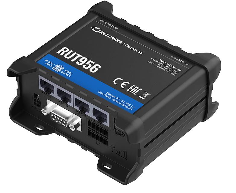 TELTONIKA Router 4G Industrijski Dual SIM WiFi 4x100Mb port - cover