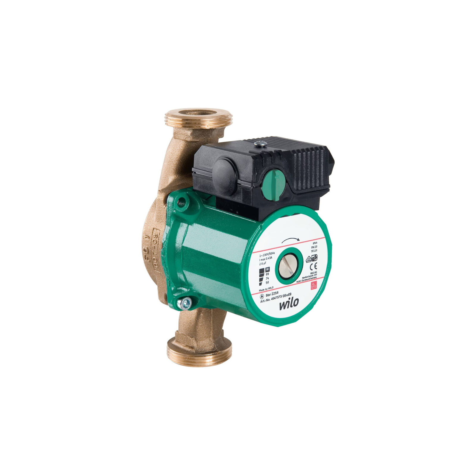 Pumpa Wilo Star-Z 25/2 EM R1"/PN10 za pitku toplu vodu - cover