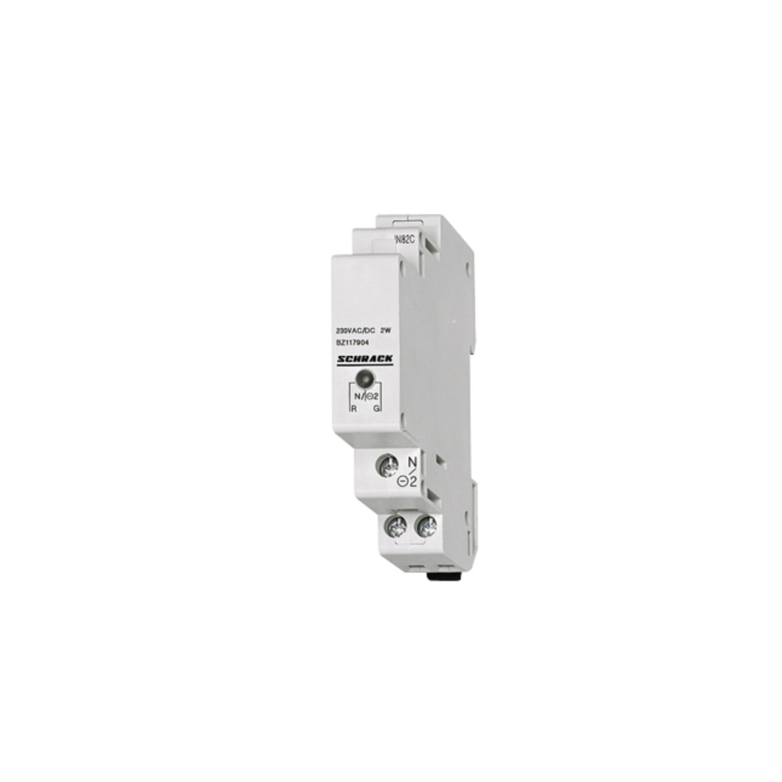 Schrack signalna led svjetiljka, 110-240V AC/DC, montaža na DIN - cover