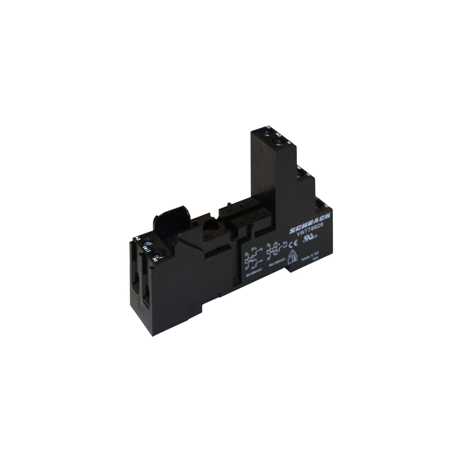Schrack podnožje 8-polno l/O 5,0 za XT, RT2x, RT3x, RT4x releje - cover