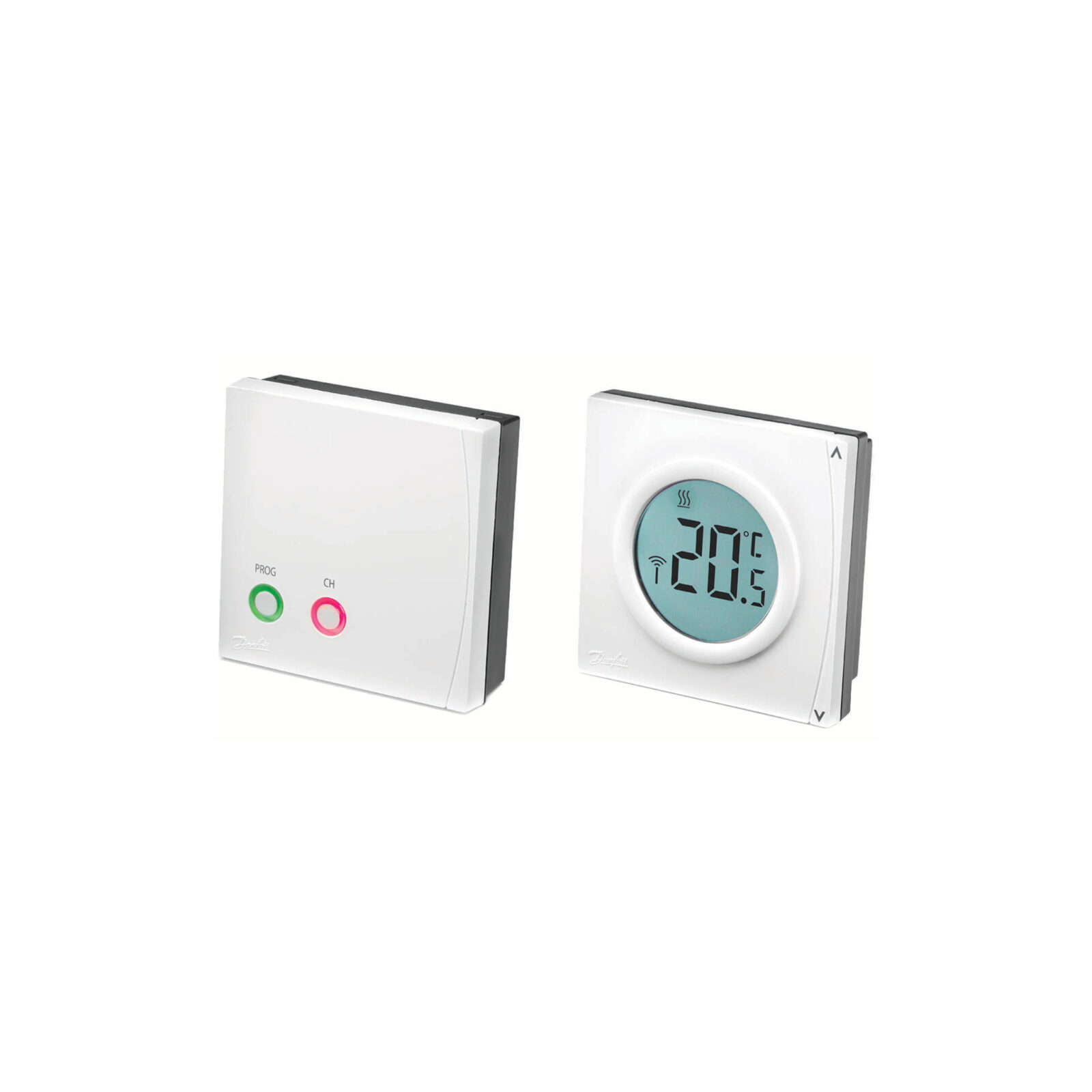 DANFOSS Termostat za grijanje s LCD-pokazivačem, baterija, bežični s prijamnikom - cover