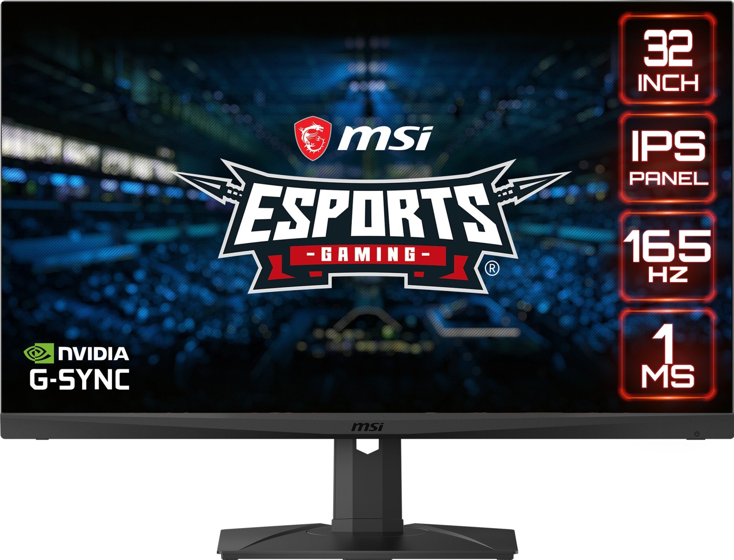 Monitor MSI Optix MAG321QRDE 80 cm (31,5") QHD LED IPS 165 Hz - cover