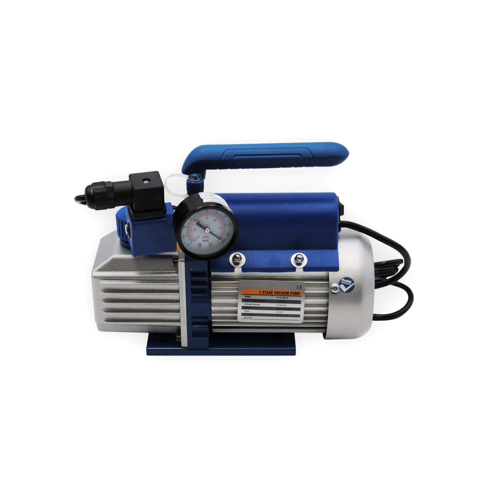 CROVERG TG Vakum pumpa AS215 2-stupanjska 42l/min, 15 mikrona sa elektrom. vent. - cover
