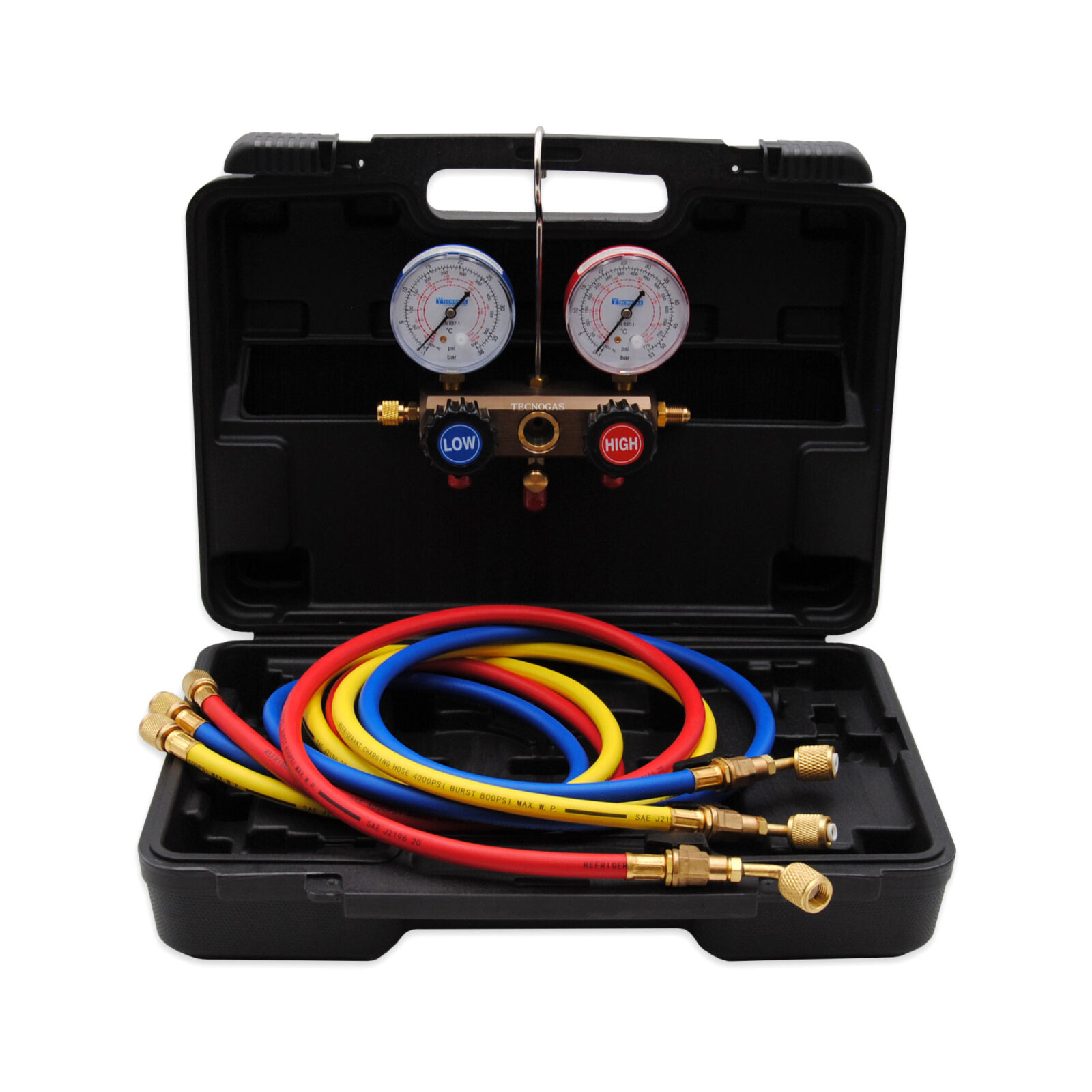 CROVERG TG Manometar set sa cijevima za plin R410, R32 + kofer - cover
