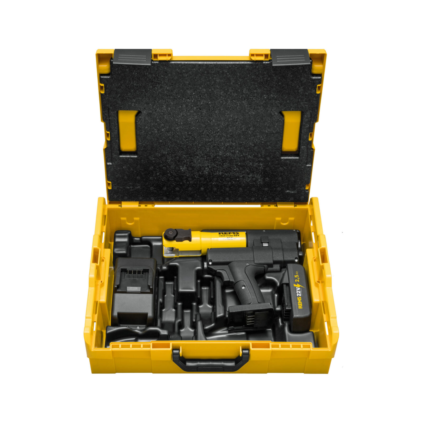 REMS Presa Mini-Press 22V ACC Basic-pack L-Box fi10-fi 40mm + 3kom klij.16,20,26 - cover