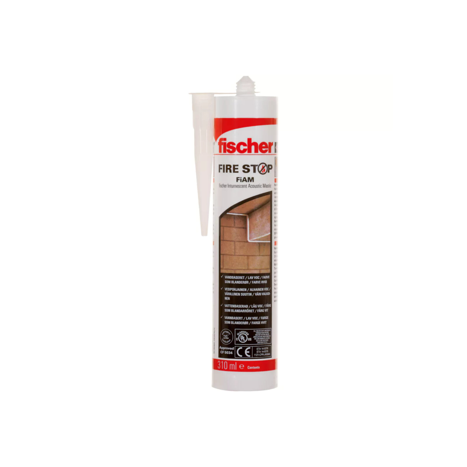 FISCHER Protupožarno brtvilo 310 ml bijele boje - cover